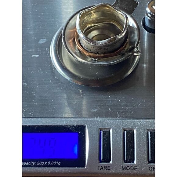 925 Sterling silver spinner ring - Picture 6 of 11